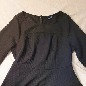 Black 3/4 Sleeve Dress